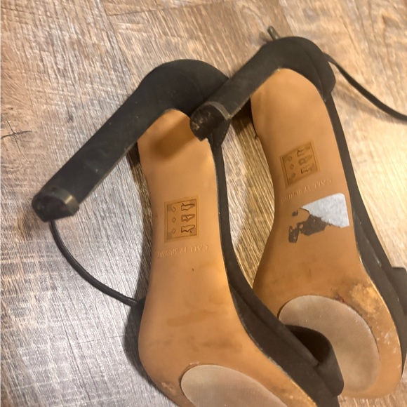 Call It Spring Black Strappy Heels - Picture 3 of 4
